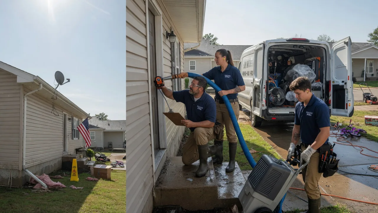 Ceiling Water Damage Restoration in Exmore, VA near me